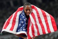 Melissa Jefferson-Wooden wins gold at World Athletics Championships in Japan