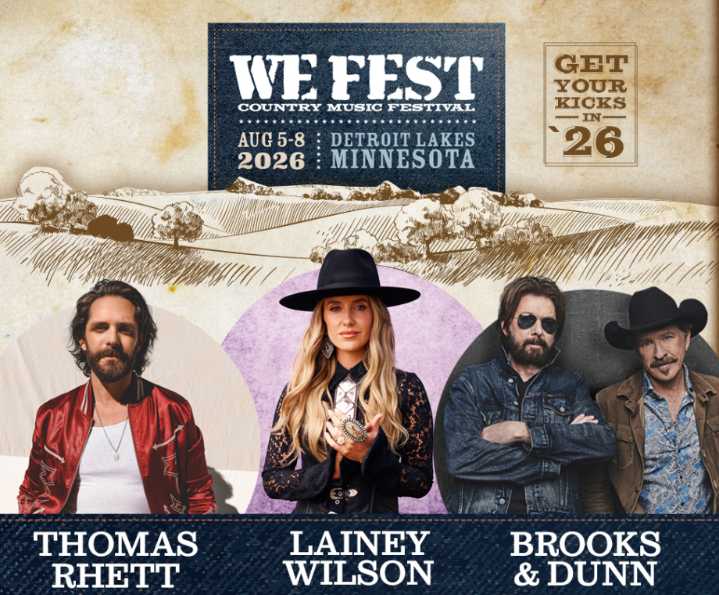 Big Acts Announced For WE Fest "Get Your Kicks In '26"