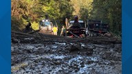 Landslide blocks Gatlinburg Bypass in Great Smoky Mountains National Park