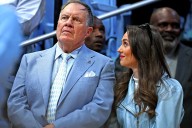 Jordon Hudson Supports Bill Belichick at UNC Football Game
