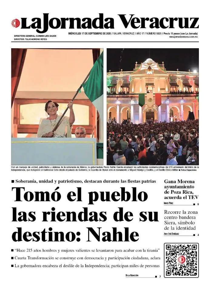 Portada del 17 de septiembre de 2025