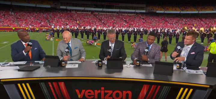 Fox NFL Sunday viewers fear for Terry Bradshaw and ask 'is he okay?' after worrying live TV moment during Chiefs