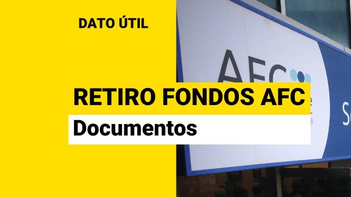 ¿Qué documentos se necesitan para realizar el retiro Total de Fondos de AFC?
