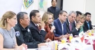 Armenta y empresarios acuerdan instalar botones de pánico y alarmas vecinales