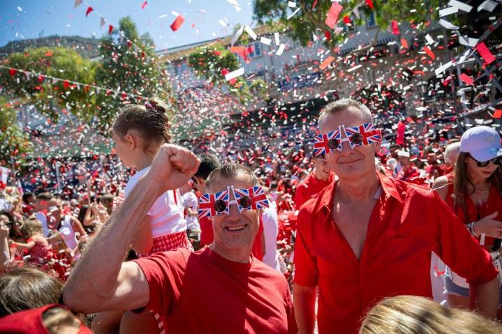 Gibraltar celebrates its national day as it looks ahead to easier border crossings with Spain