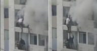 Vecinos evacuan por balcón en medio de feroz incendio en condominio en Santa Anita
