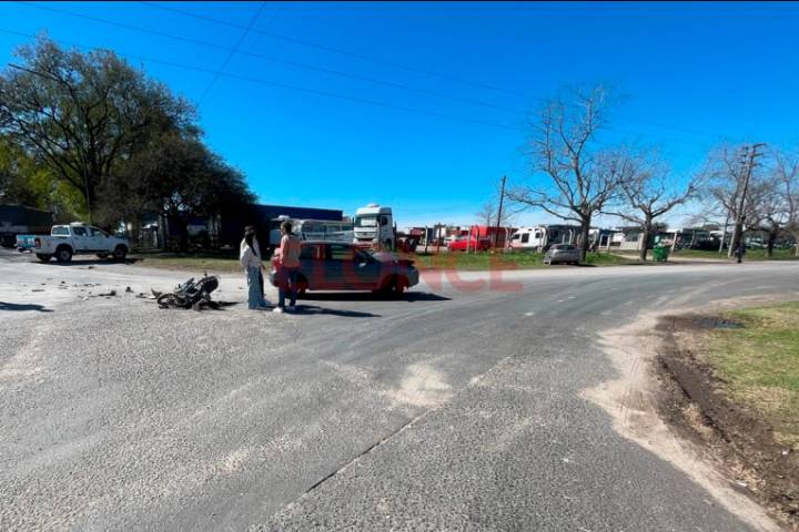 Solicitaron dadores de sangre para joven que se accidentó en su moto en Paraná