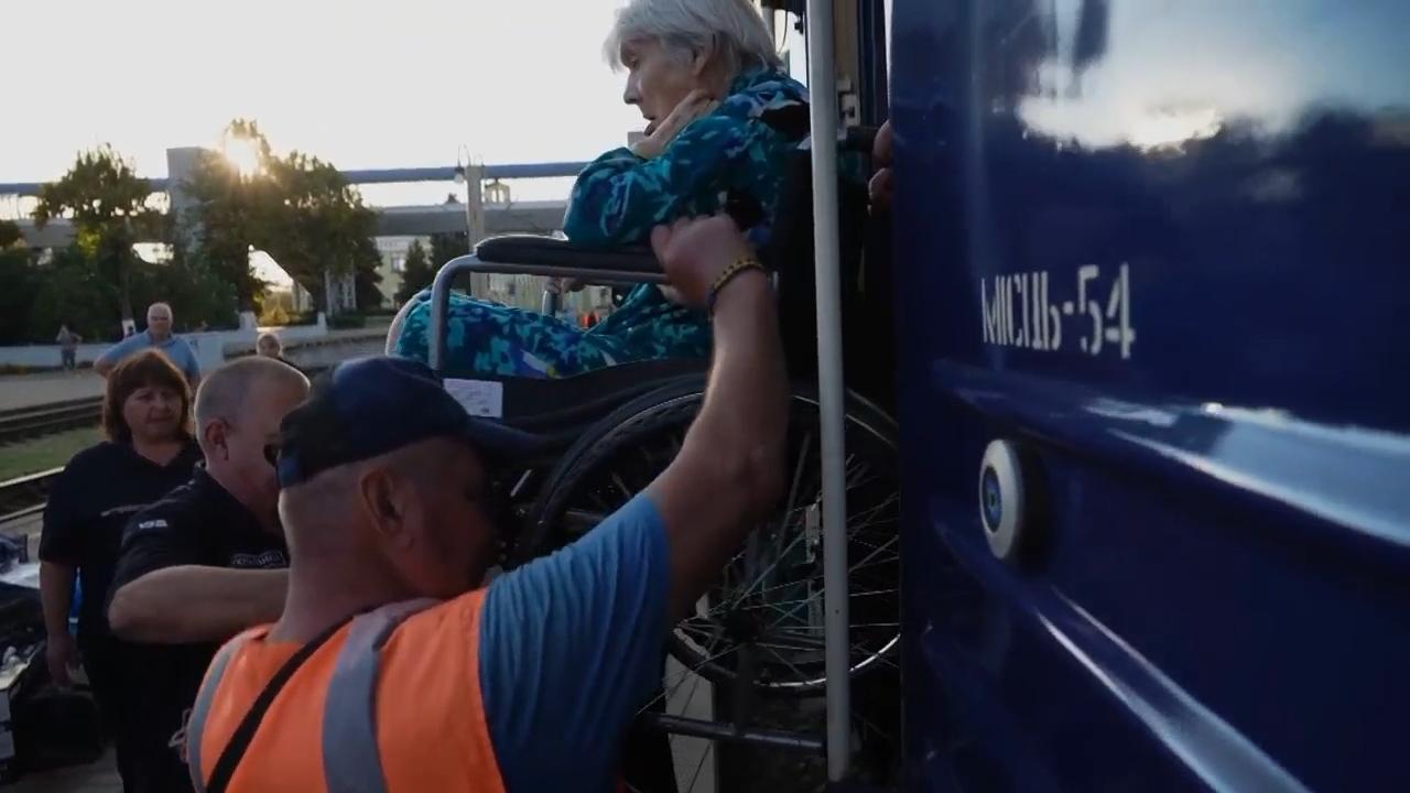 Elderly and infirm evacuated from Donetsk region hold out little hope for lasting peace