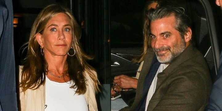Jennifer Aniston Steps Out For Casual Dinner With Boyfriend Jim Curtis 