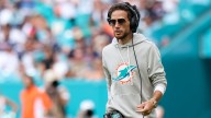 Dolphins’ Mike McDaniel reacts to banner flown over stadium calling for his firing