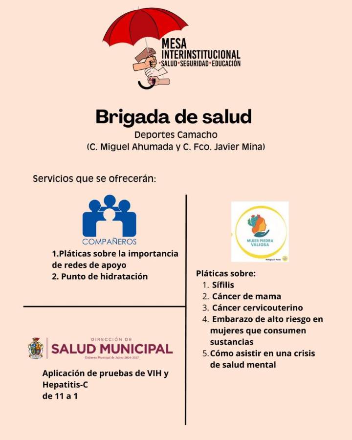 Lleva a cabo Salud Municipal brigada médica para mujeres trabajadoras sexuales