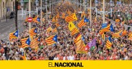 El independentismo mantiene el pulso en la calle en la Diada más difícil