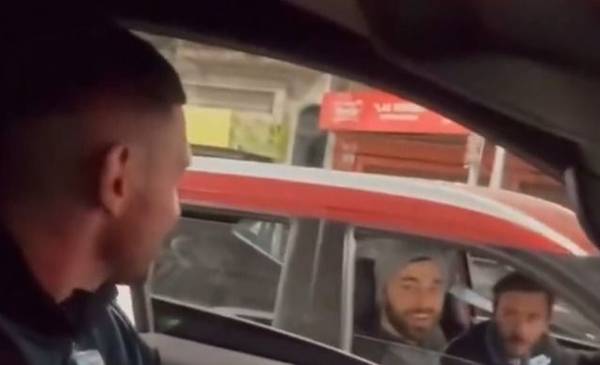El insólito cruce de "Maravilla" con hinchas de Racing desde el auto
