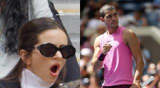 ¡Rosalía levanta el ánimo de Alcaraz durante el Abierto de EE. UU.! (+Video)