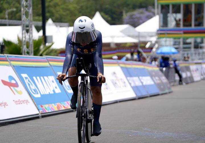 La navarra Paula Ostiz, subcampeona mundial júnior de contrarreloj
