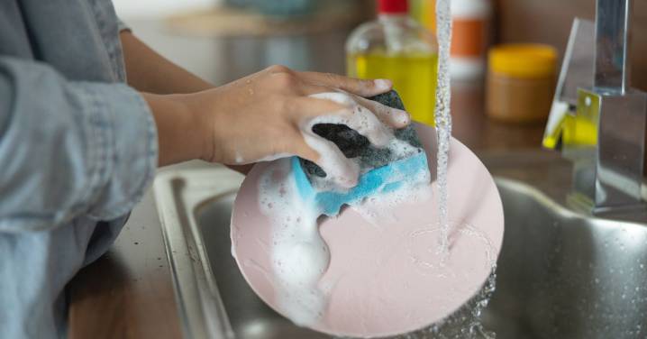 How hot washing up water actually needs to be to remove germs