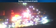 Car veers off road and into body of water on I-91 in Meriden, officials say