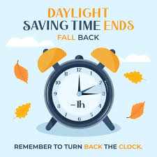 Daylight Saving Time ends November 2, 2025