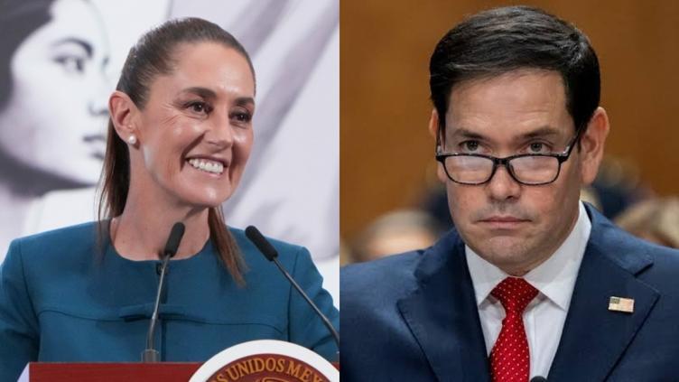 Hoy llega Marco Rubio; Sheinbaum lo recibirá mañana a las 10:00