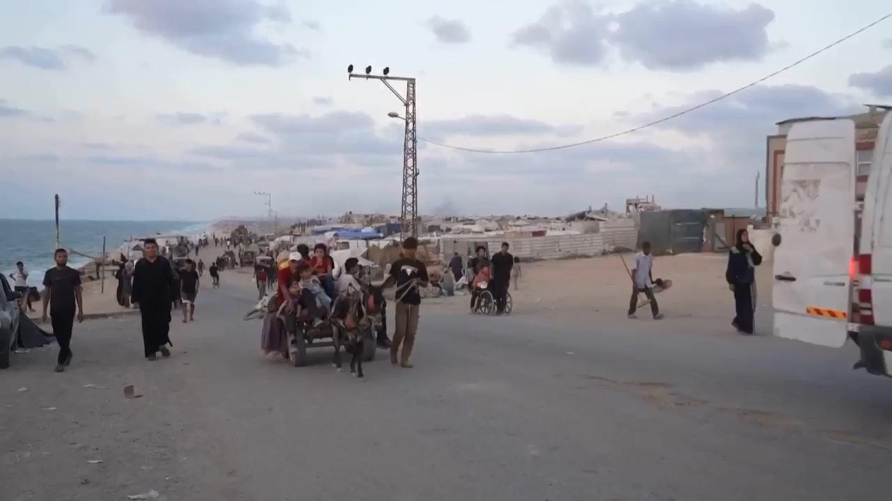 Displaced Palestinians in Gaza blast Netanyahu's UN speech