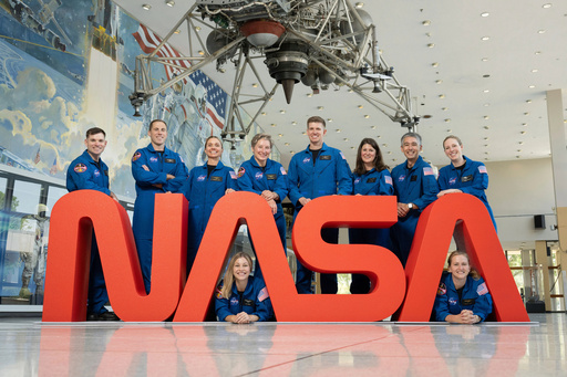 NASA introduces its newest astronauts: 10 chosen from more than 8,000 applicants