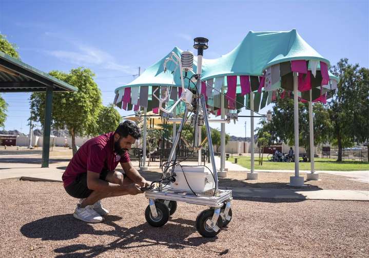 Across the U.S., cities combine art, shade and education to help people beat the heat