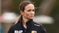 Daisy Pearce’s West Coast Eagles youngsters belted in brutal Melbourne homecoming