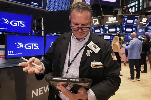 Wall Street inches up to more records as inflation slows and Oracle soars