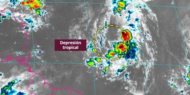 Depresión tropical Siete se forma en el Atlántico; aquí se ubica