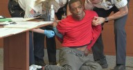 Boston road rage stabbing suspect drops to floor in court when judge sets bail