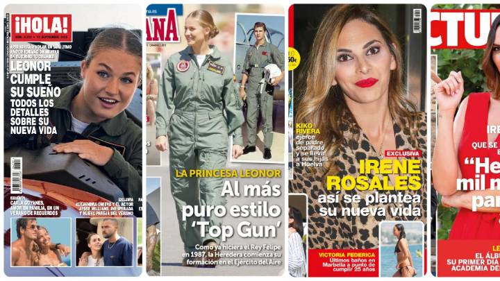 La princesa Leonor y la separación de Kiko Rivera e Irene Rosales protagonizan las portadas