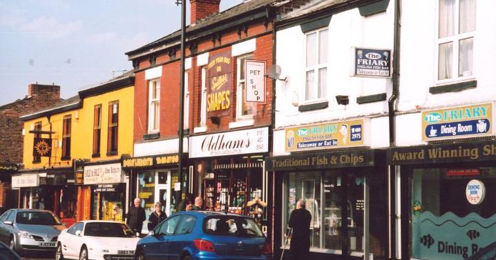 What 'on its knees' Greater Manchester high street looked like decades ago