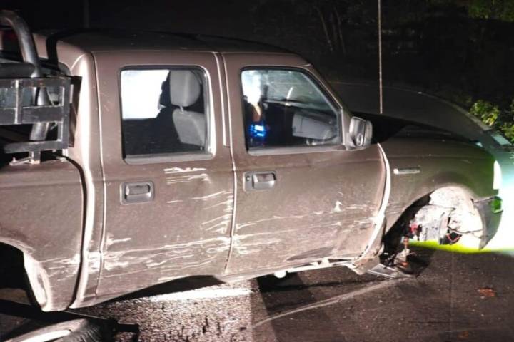 Choque en la México-Tampico entre un auto compacto y una camioneta; esto pasó