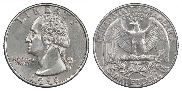 Moneda de 25 centavos sin crestas ni bordes: cuánto vale