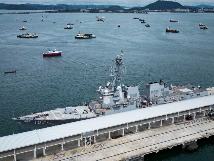 Trump says 11 killed in strike on alleged drug-carrying boat from Venezuela