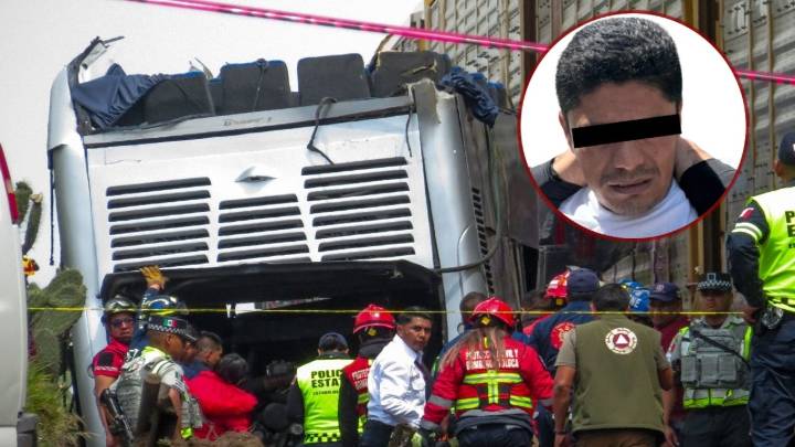Detienen a conductor de autobús que fue arrollado por tren en Atlacomulco; se le acusa de homicidio y lesiones