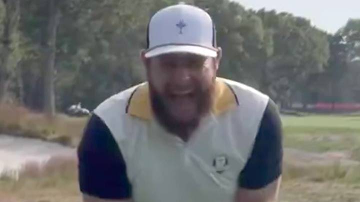 Awkward moment Tyrrell Hatton farts during golf shot before he loses cool completely on course