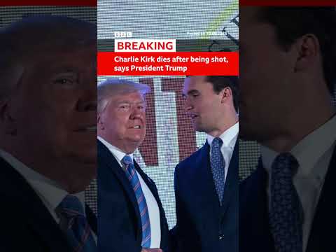 US political activist Charlie Kirk, 31, has died after being shot, President Trump says.  #BBCNews