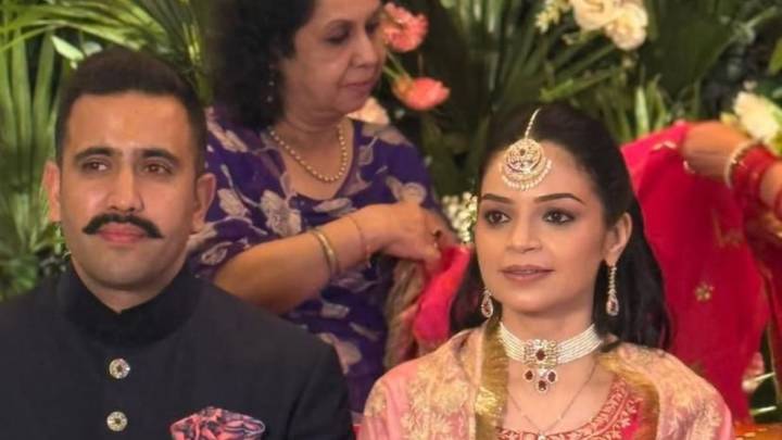 IMAGES | Himachal minister Vikramaditya ties the knot a second time, marries Punjab university professor Amreen Kaur