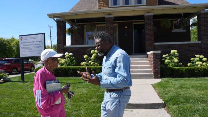 Living in the Sweet home in Detroit, history is their landlord