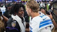 Ravens, Lions fans notice Jared Goff-Lamar Jackson moment after MNF