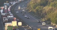 M4 LIVE traffic updates after lorry crashes and overturns on busy motorway