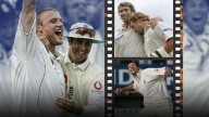 Ashes 2005: Flintoff, Warne, Vaughan, McGrath, Struass and Ponting 