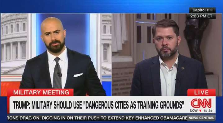 Gallego Straight Up Calls Trump ‘An Idiot’ When Asked About Military Speech