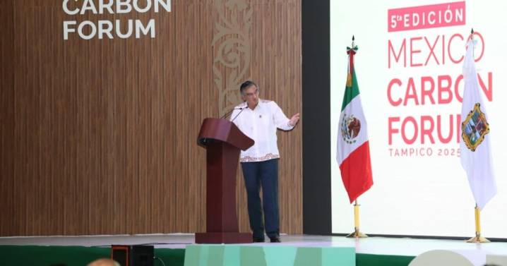 Américo Villarreal inaugura la 5ª edición del México Carbon Forum en Tampico