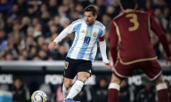Con goles de Messi y Lautaro, Argentina derrotó 3