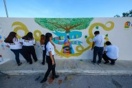 Más de 30 mil jóvenes quintanarroenses participaron en la Jornada Nacional de Tequios y Murales