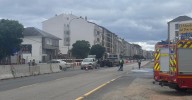 Accidente en Xinzo de Limia por la colisión frontal de dos vehículos