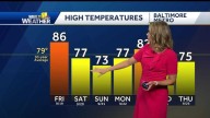 Maryland Weather Forecast: Warmer Friday before cooler weekend