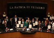 Rinden protesta 9 ministros de la nueva Corte
